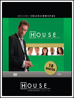 Lanzamiento en dvd del pack con las tres primeras temporadas de House