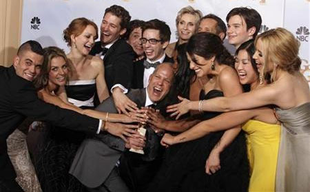 Mad Men y Glee triunfan en los Globos de Oro