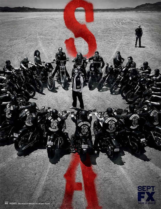 Póster de la quinta temporada de Sons of Anarchy