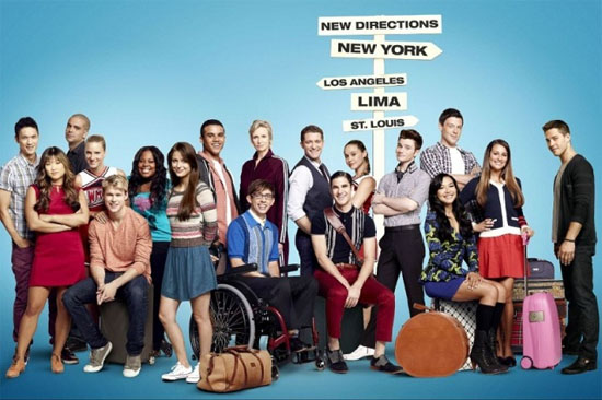 hablandoenserie - Glee cast