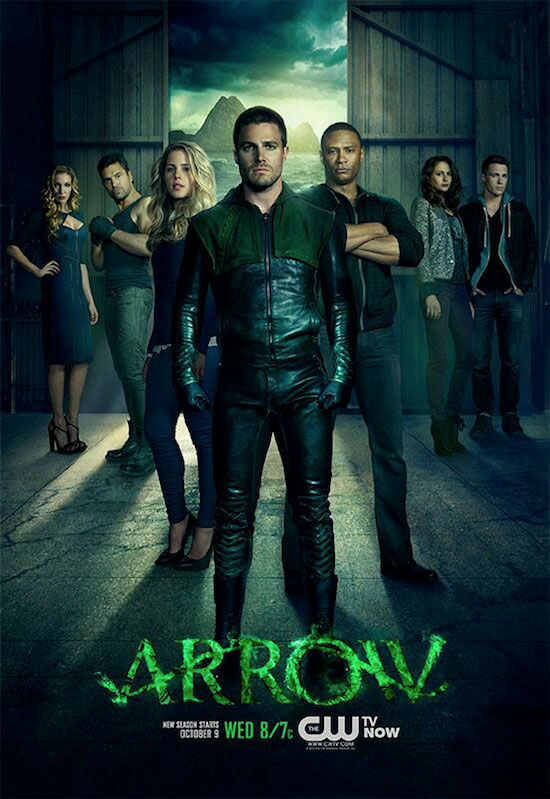 Póster oficial de la segunda temporada de Arrow