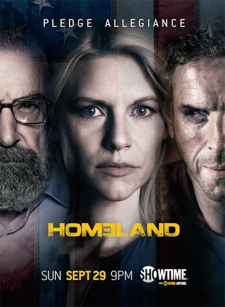 Póster oficial de la tercera temporada de Homeland