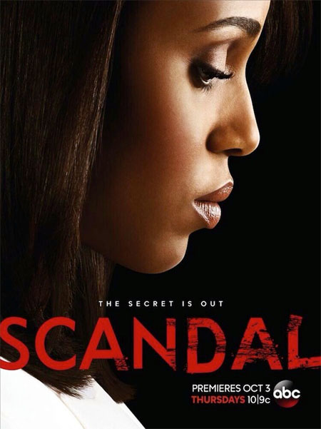 Póster de la tercera temporada de Scandal