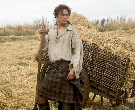 Primera imagen de Sam Heughan en Outlander