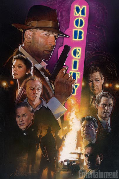 Póster de Mob City dibujado por Drew Struzan