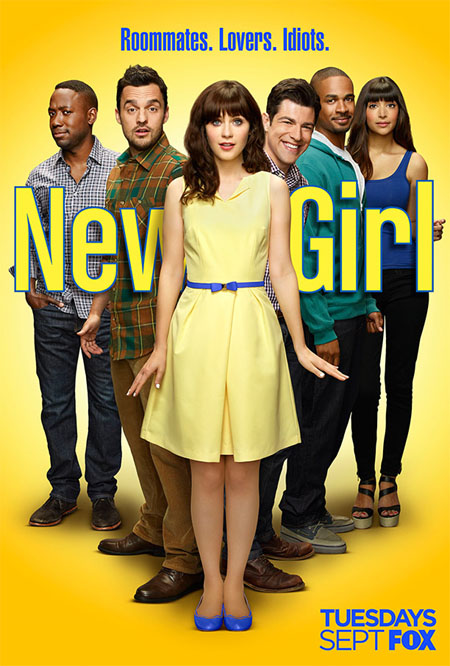 Póster de la cuarta temporada de New Girl