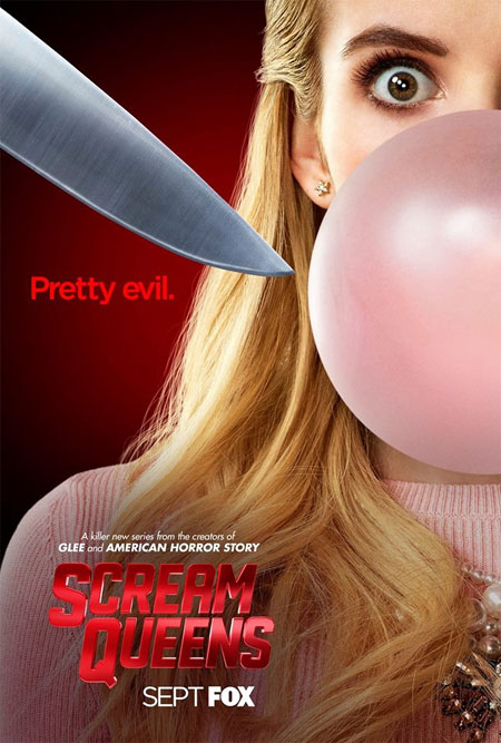 Tres pósters de Scream Queens