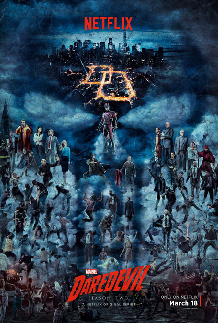 Póster y tráiler de la segunda temporada de Daredevil